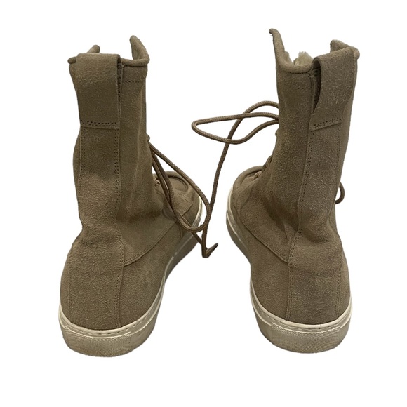 Common Projects Suede Leather Shearling Boots - Picture 10 of 11